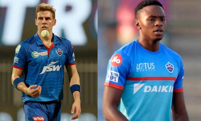 Steve Smith Anrich Nortje Kagiso Rabada
