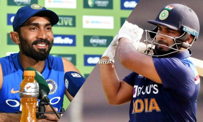 Dinesh Karthik Rishabh Pant