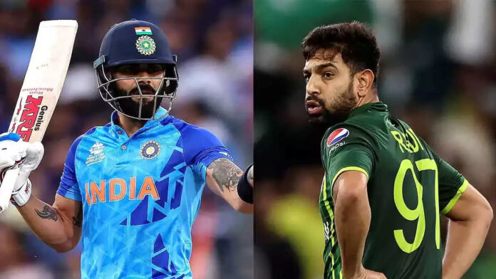 Virat Kohli Haris Rauf India VS Pakistan