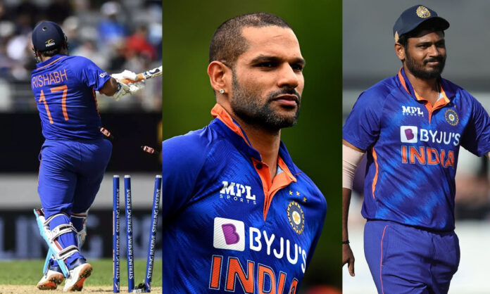 Rishabh Pant Sanju Samson Shikhar Dhawan