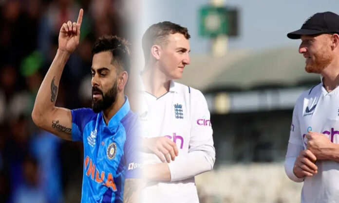 Ben Stokes Harry Brook Virat Kohli