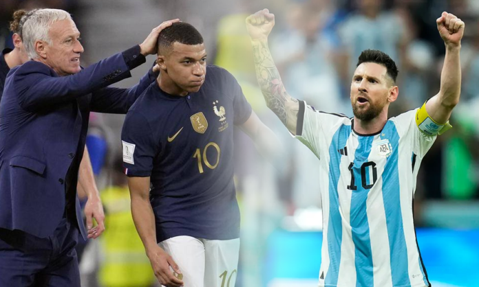 Lionel Messi Didier Deschamps