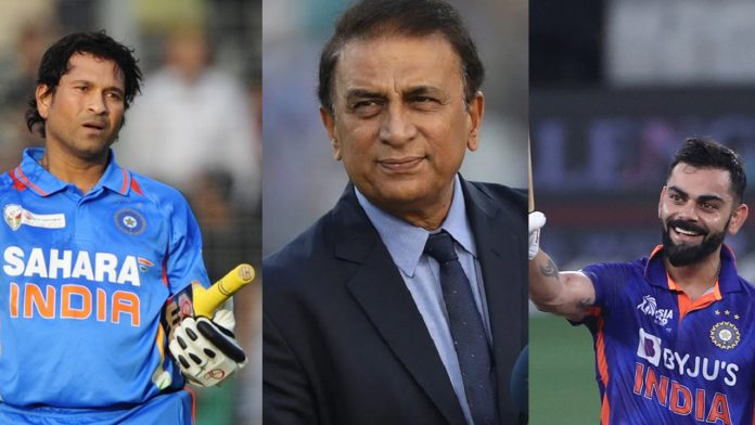 Virat Kohli Sachin Tendulkar Sunil Gavaskar