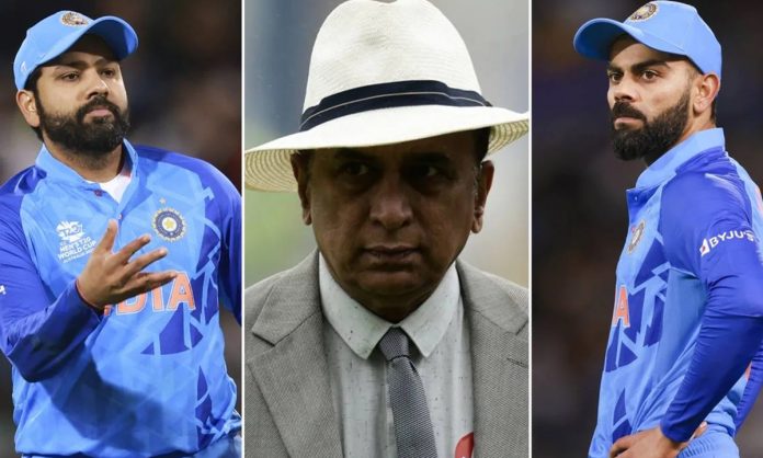 Sunil Gavaskar Rohit Sharma Virat Kohli