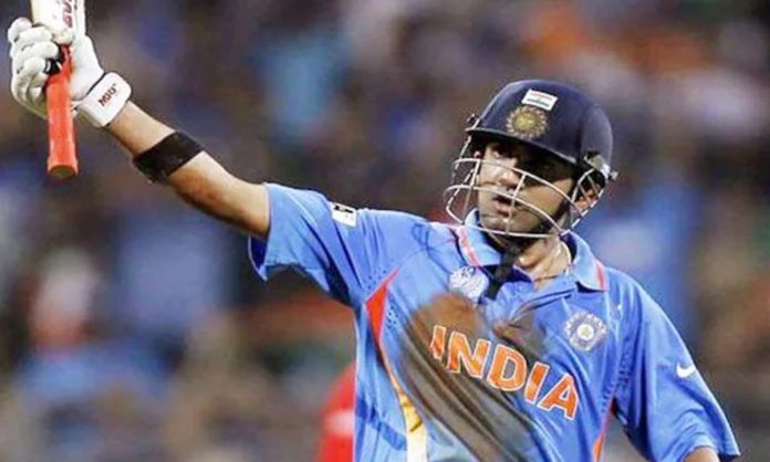 2011 ODI World Cup final , Gautam Gambhir