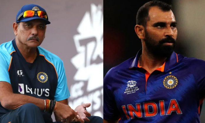 Mohammad Shami Ravi Shastri Bharat Arun